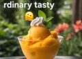 Mango sorbet