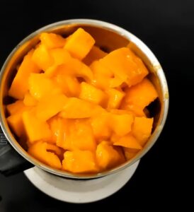 Grind the mango